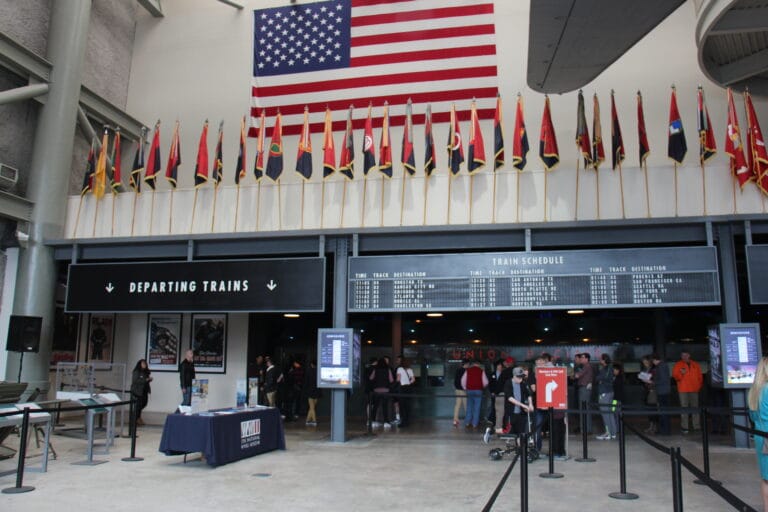 Entrance to the National WWII Museum New Orleans Dec 2015