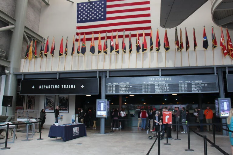 Entrance to the National WWII Museum New Orleans Dec 2015