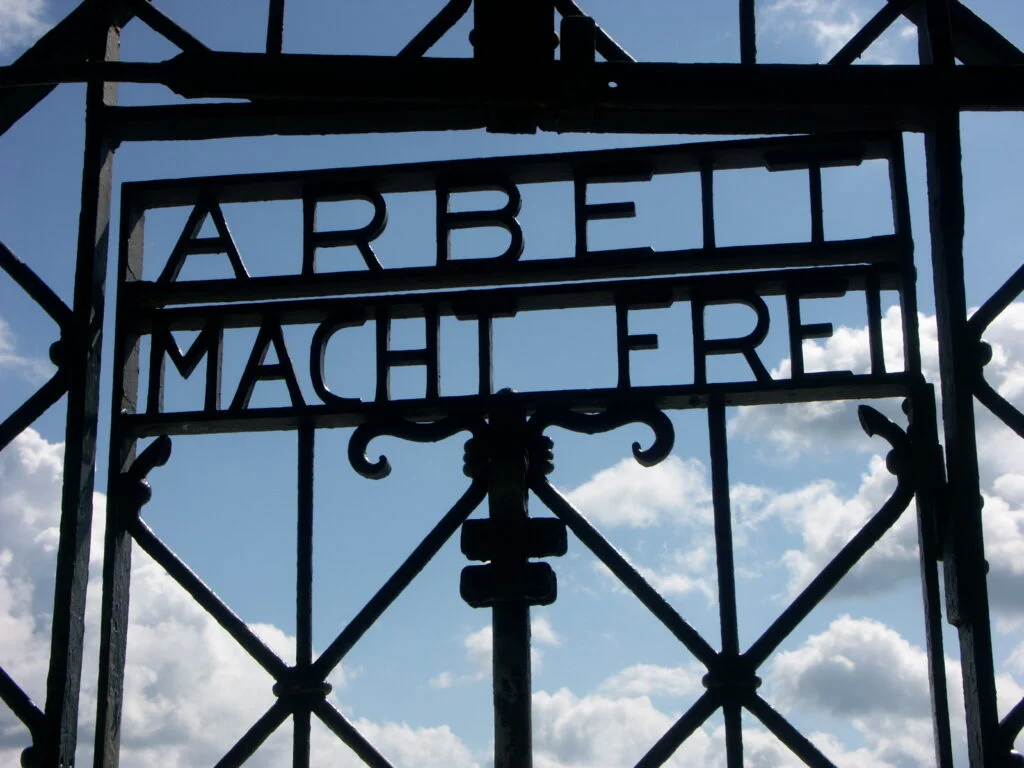 Dachau Concentration Camp Memorial Site real photo