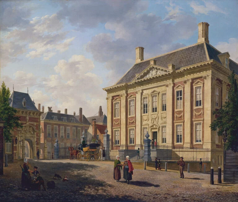 The Mauritshuis in The Hague *oil on panel *62 x 72 cm *signed b.r.: B. van Hove 1825