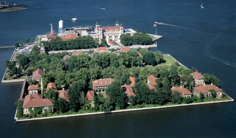 Ellis Island Immigration Museum real photo