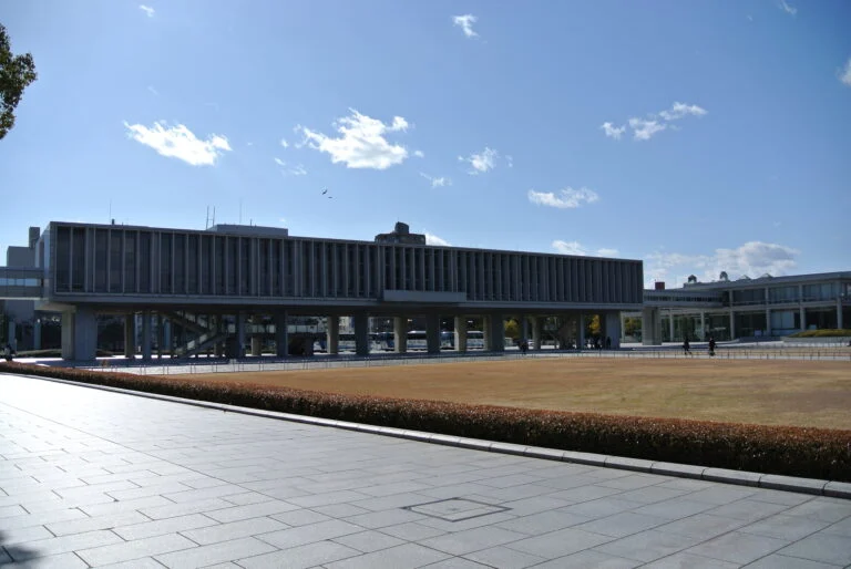 Hiroshima Peace Memorial Museum real museum photo