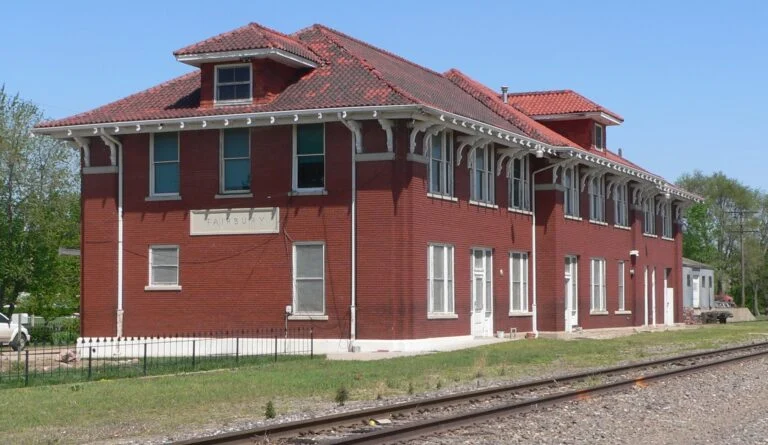 Fairbury, Nebraska Rock Island depot from SW 1