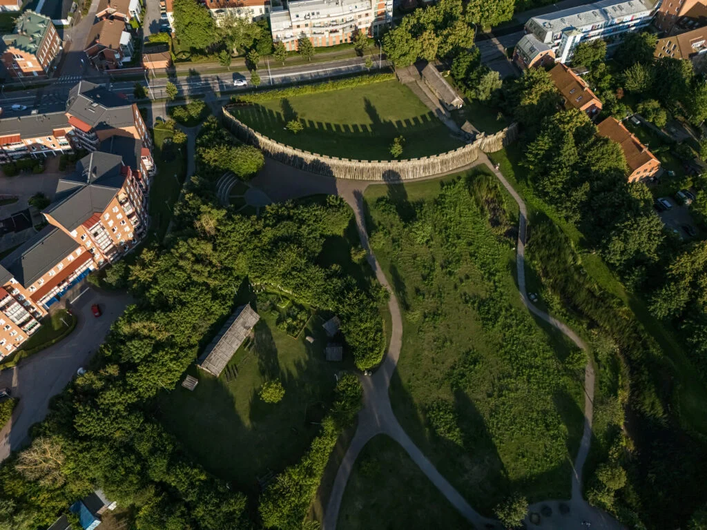 Trelleborg Viking Fortress real museum photo