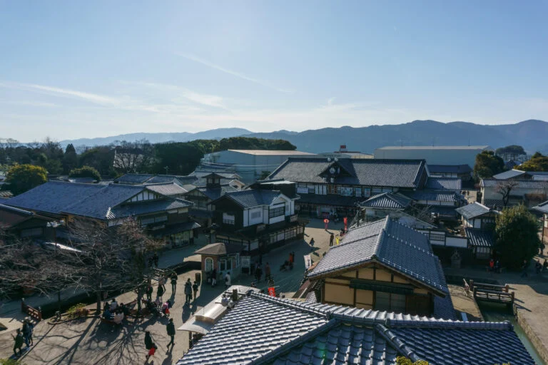 Toei Kyoto Studio Park from above