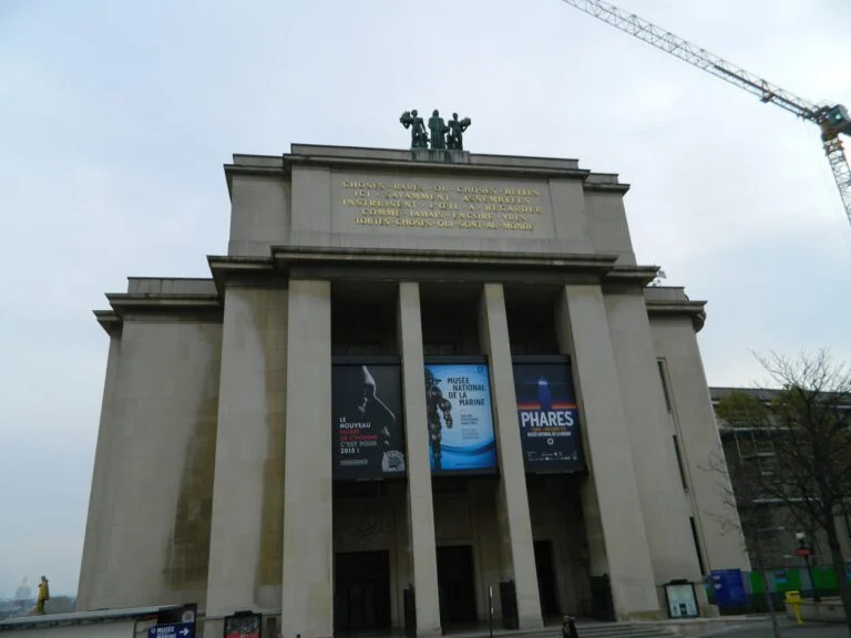 Paris Palais Chaillot Musée national de la Marine Entrance