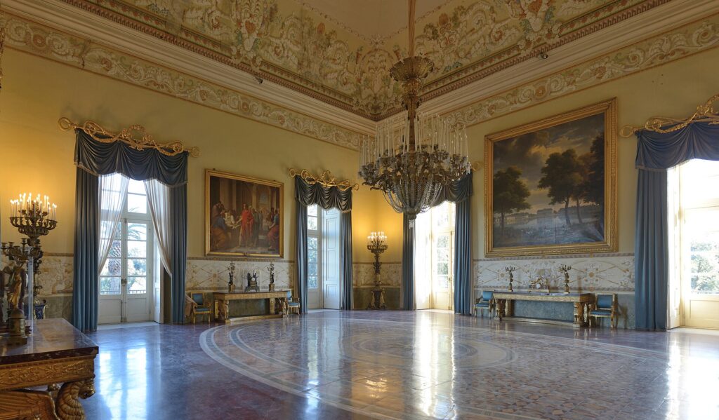 Salone della Culla nel Museo di Capodimonte a Napoli