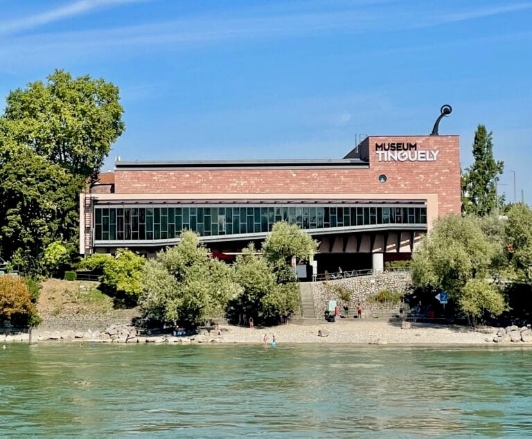 Museum Tinguely from across the Rhine in Basel, Switzerland (August 2025)