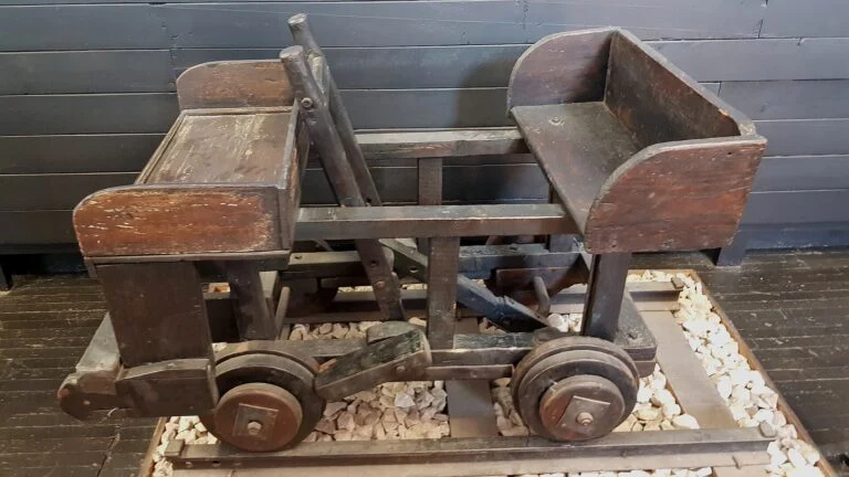 600mm rail-inspection-draisine wooden 1919 Našice-ForestRail Zagreb TeslaMus 20220617 1