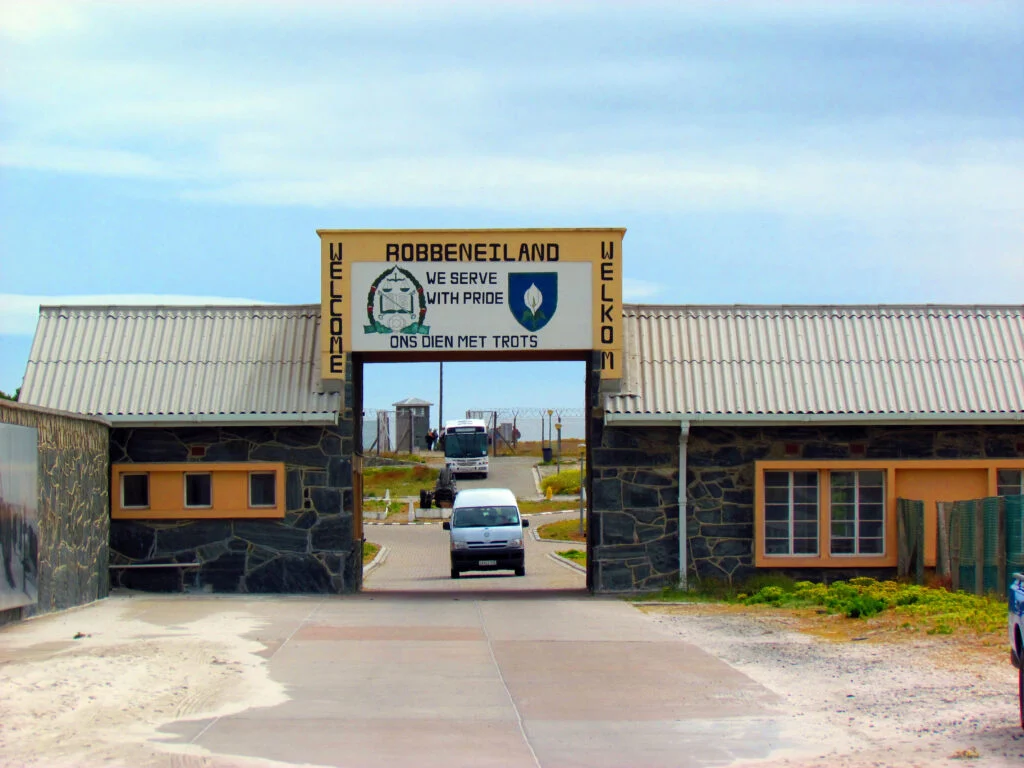 Robben Island welcome entrance