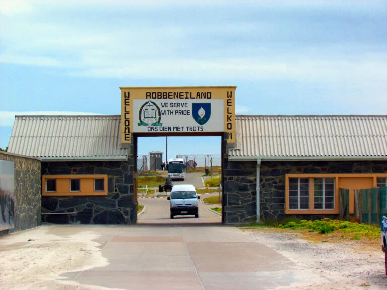 Robben Island welcome entrance