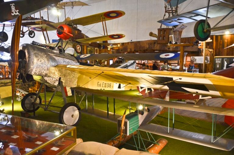 Fokker E.III replica - San Diego Air & Space Museum (9441798888)