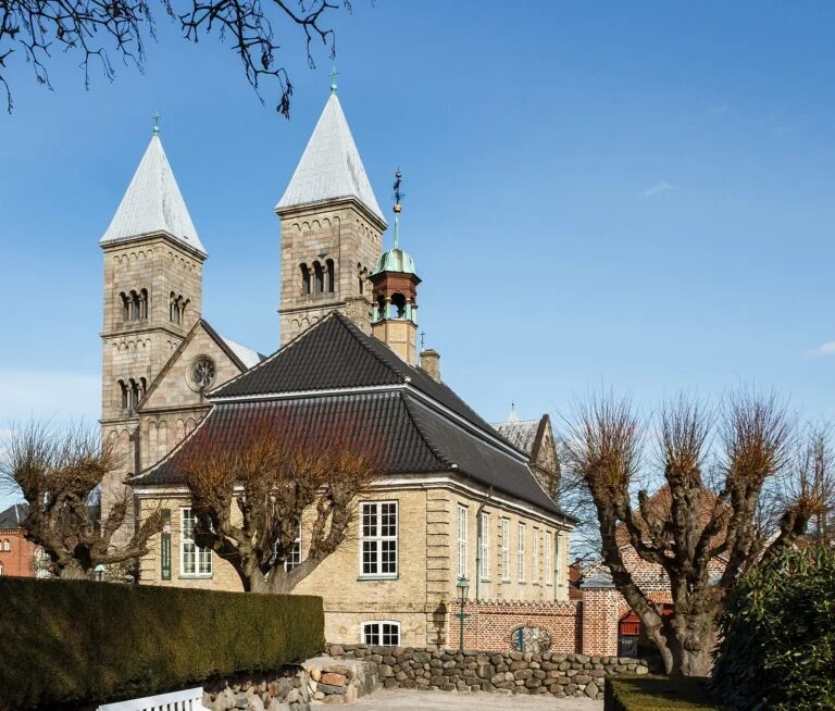 Skovgaard Museum seen from Latinerhaven Viborg Dk-6047