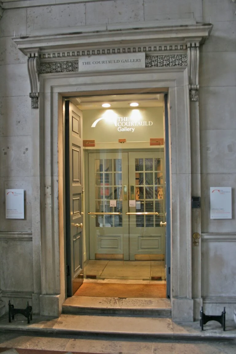 Entrance to the Courtauld Gallery