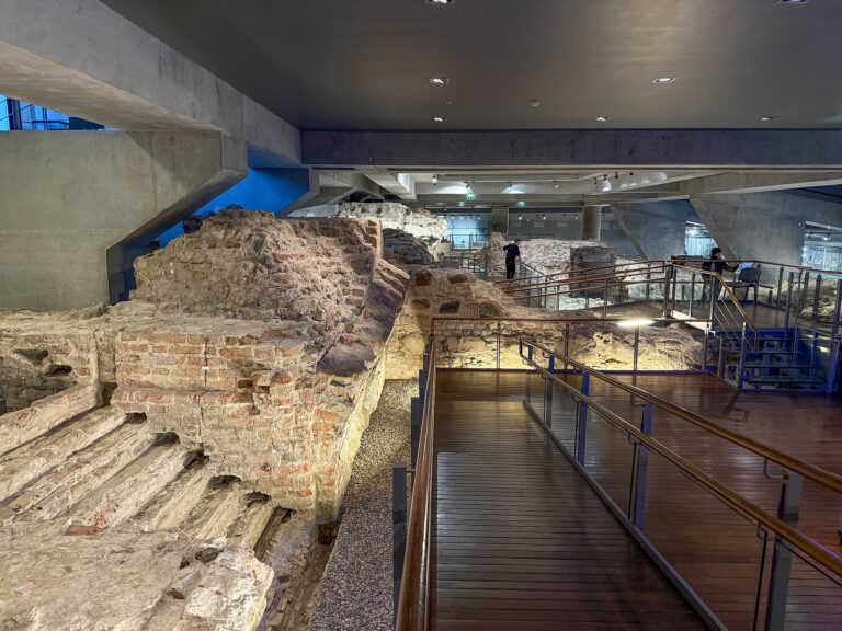 Archaeological excavations and preserved foundations within the National Museum – Palace of the Grand Dukes of Lithuania in Vilnius